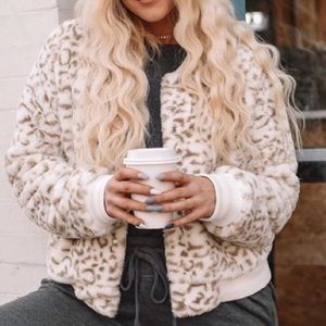 Leopard print jacket